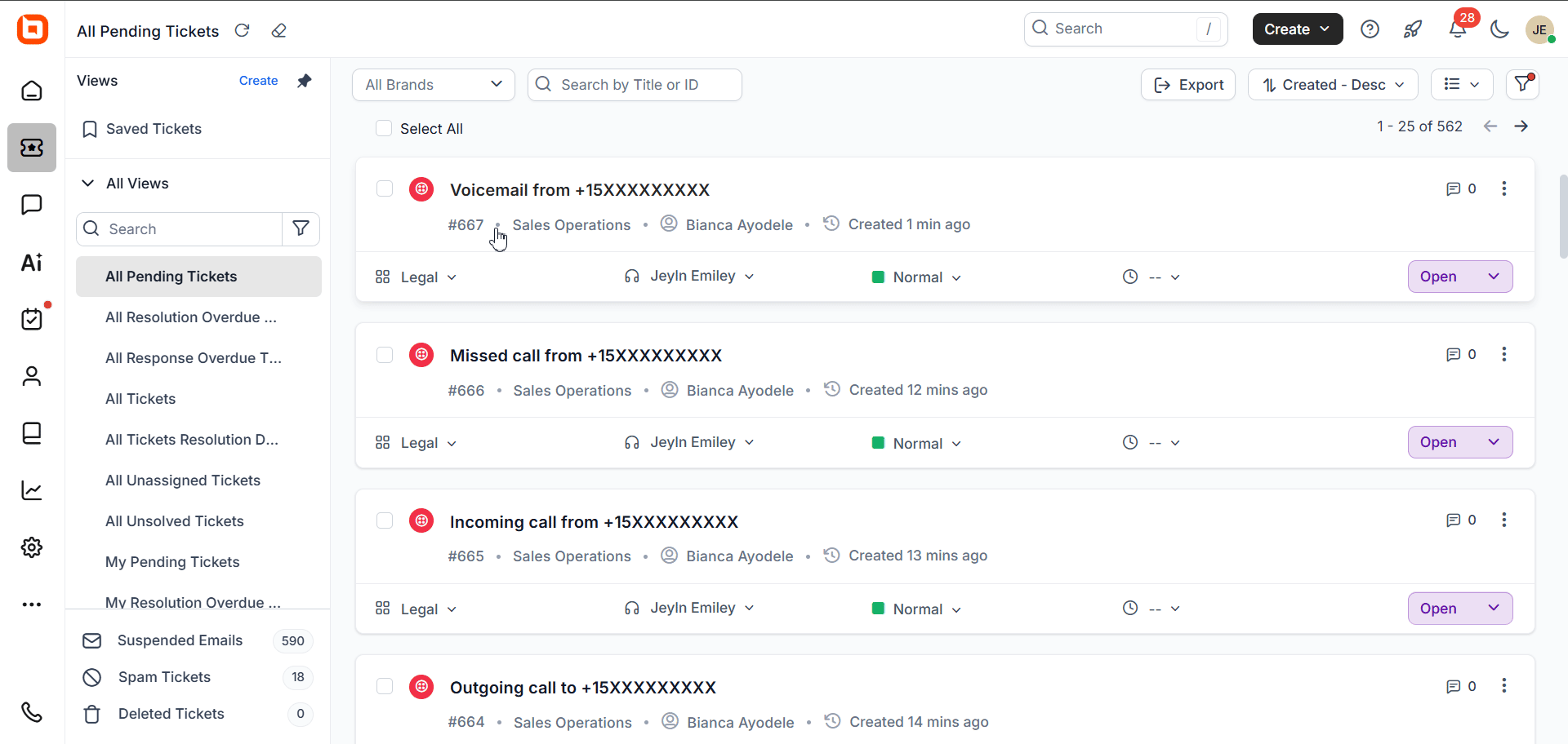 Twilio-Voice-Mail-support
